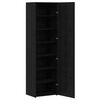 vidaXL K&otilde;rgushein 2 pcs Must tamm 50 x 42,5 x 185 cm