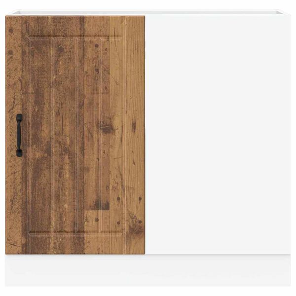 vidaXL Köögi alumine kapp Lucca, vana puit, tehispuit