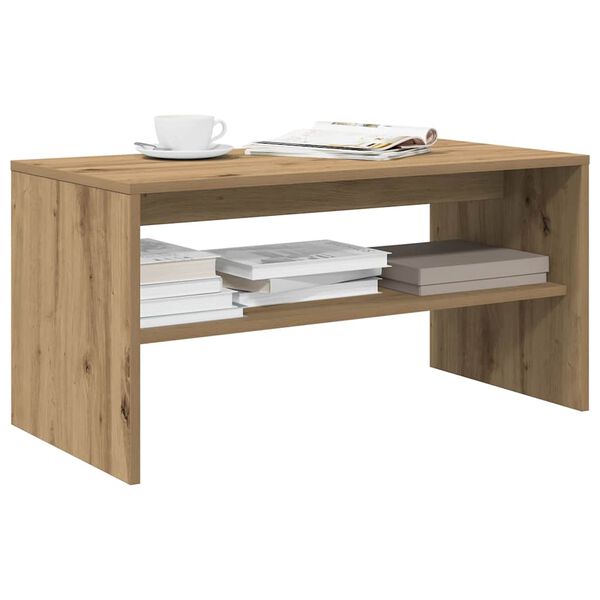 vidaXL telerikapp Artisan tamm 80x40x40 cm Engineered Wood