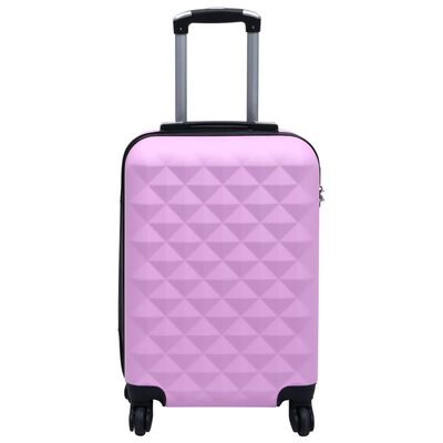 vidaXL kõvakattega kohver 2 tk roosa ABS