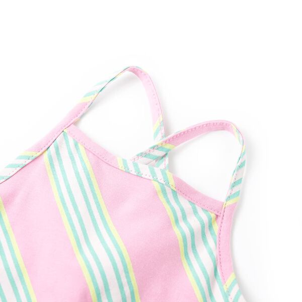 Varrukateta laste kleit, pingutusnööriga, roosa, 92