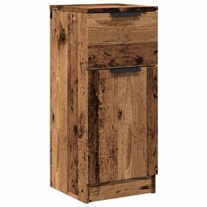 vidaXL puhvetkapp Old Wood 30x30x70 cm Engineered Wood