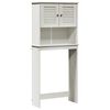 vidaXL Pesumasina kapp VIGO Valge ja antiikvalge 72,5 x 27 x 161 cm