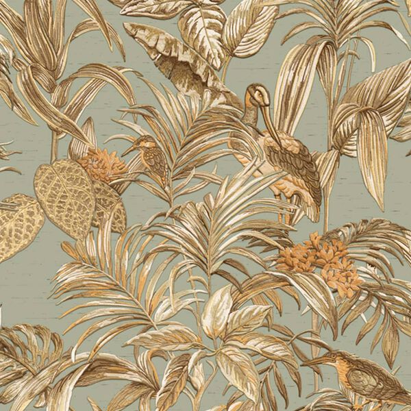 DUTCH WALLCOVERINGS tapeet "Bird-of-Paradise", sinakas