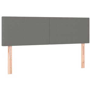 vidaXL voodipeatsid 2 tk, tumehall, 72x5x78/88 cm, kangas
