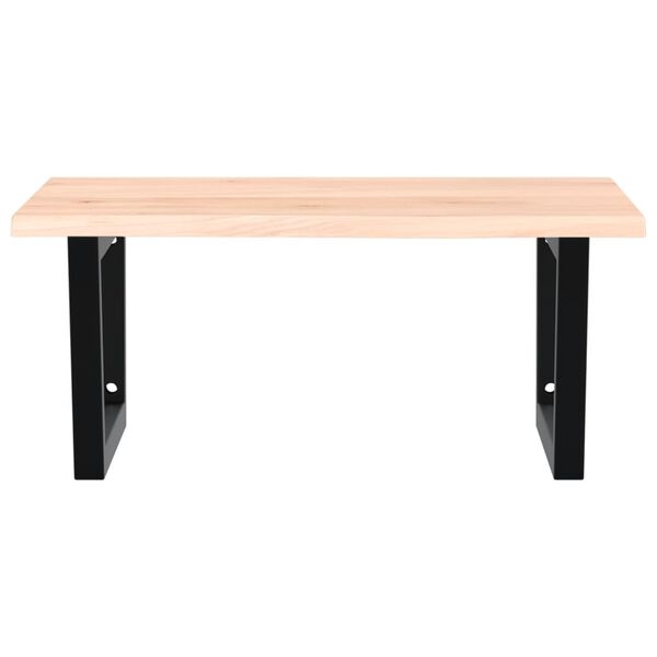 vidaXL seinale kinnitatav valamuriiul, teras ja tammepuit