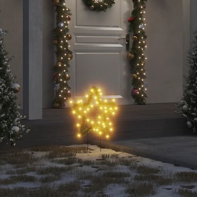 vidaXL jõulukaunistus täht, 3 tk, 50 LEDi, 29cm