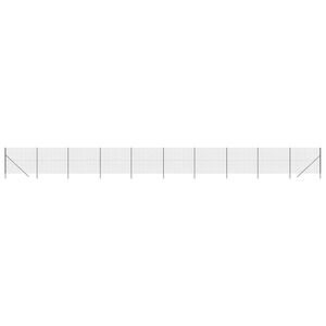 vidaXL traataed, antratsiithall, 2,2x25 m, tsingitud teras