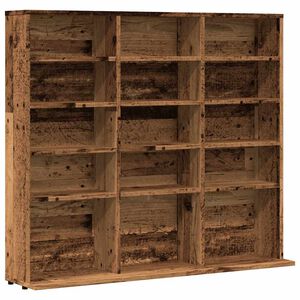 vidaXL CD-kapp Vana puit 100x23x89,5 cm Engineered Wood
