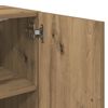 vidaXL Seinakapp Artisan tamm 60x31x70 cm Engineered Wood