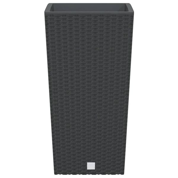 vidaXL taimekast eemaldatava sisuga, antratsiit, 11/26,5 l, PP-rotang