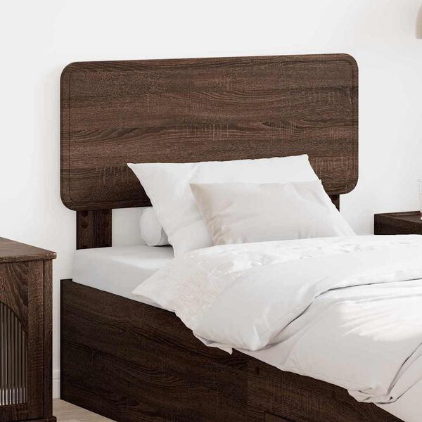 vidaXL Peats peaga Pruun tamme 80 cm Tehispuit