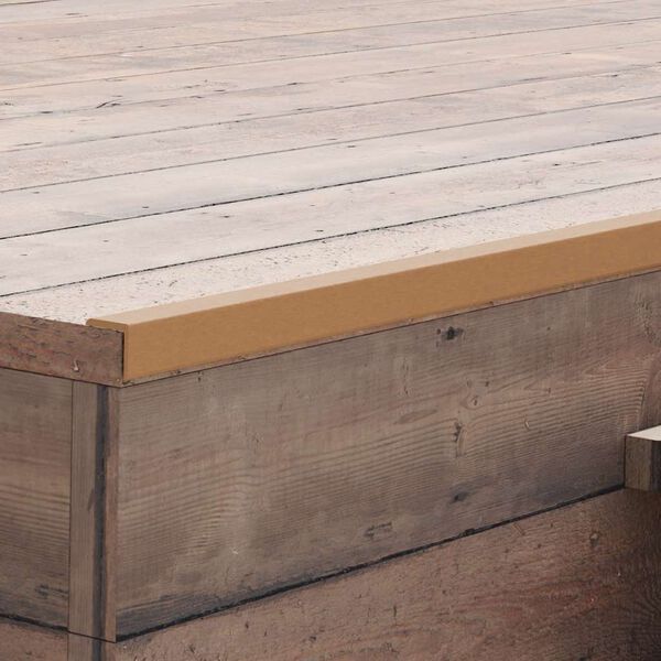 vidaXL 5 tk terrassi nurgaliistud, WPC 170 cm, tiikpuu v&auml;rvi