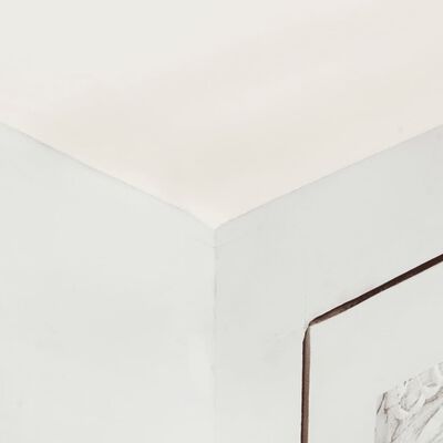 vidaXL puhvetkapp, valge, 55 x 30 x 90 cm, akaatsiapuit