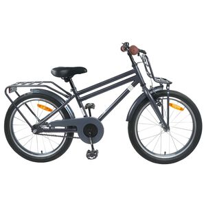 vidaXL Laste Bike 18 Tolli 5-7 aastastele Tumehall