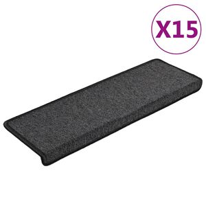 vidaXL trepimatid 15 tk 65 x 21 x 4 cm antratsiithall ristk&uuml;likukujuline serv