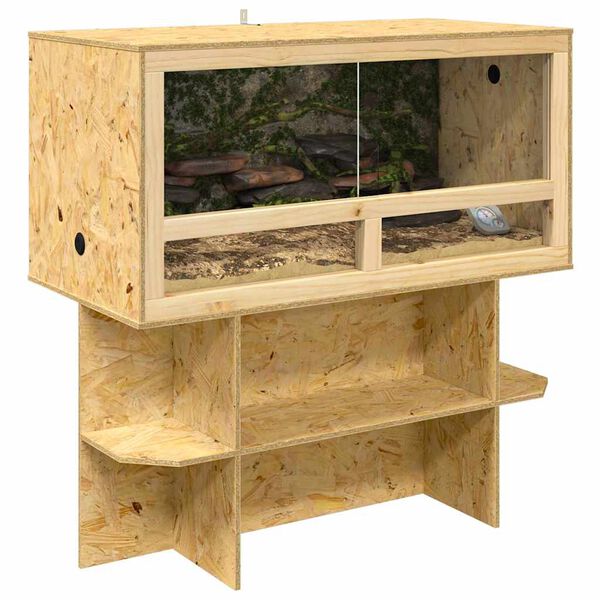 vidaXL Terrarium Pruun 100 x 50 x 100 cm OSB