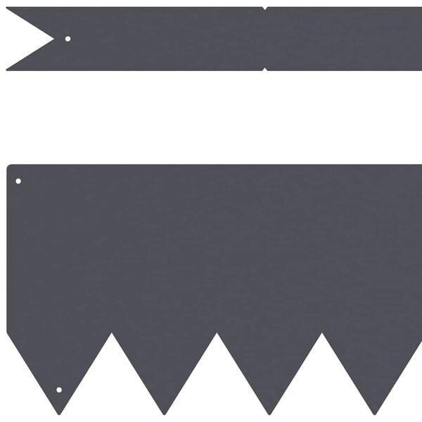 vidaXL Murupiire 30 pcs Antratsiit 100 x 0.05 x 20 cm