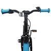 vidaXL Laste Bike 18 Tolli 5-7 aastastele Must