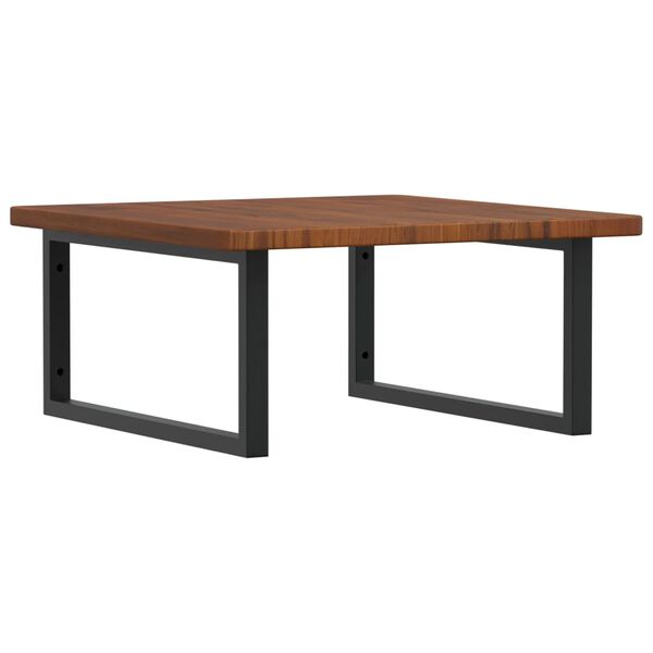 vidaXL seinale kinnitatav valamuriiul, teras ja tammepuit