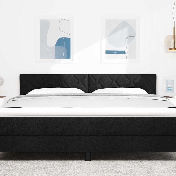 vidaXL Peats peaga Must 180 cm Kunstnahk