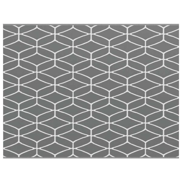 vidaXL Välikorv ARAKIL Hall ja valge 250 x 300 cm PP