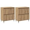 vidaXL Hoiukapp 2 pcs K&auml;sit&ouml;&ouml;puu 60 x 35 x 70 cm