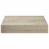 vidaXL seinariiulid, 2 tk, tammev&auml;rvi, 23 x 23,5 x 3,8 cm MDF