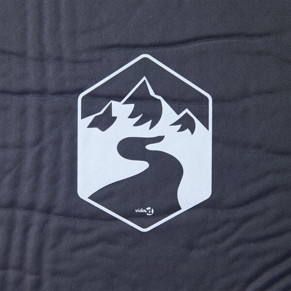 vidaXL isetäituv matkamadrats koos sisseehitatud padjaga, hall