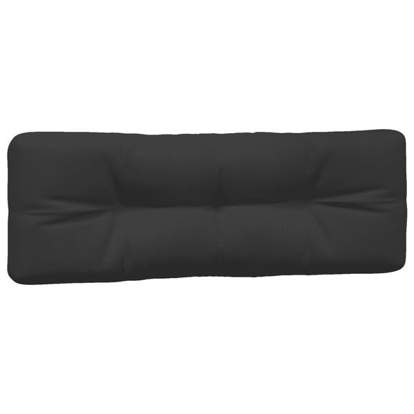 vidaXL euroaluse istmepadjad 7 tk, must, kangas