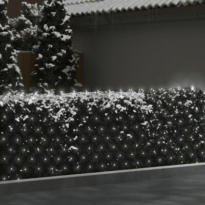 vidaXL jõulutulede võrk, külm valge, 3 x 3 m, 306 LEDi, siseruumi, õue
