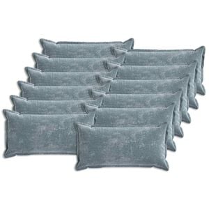 vidaXL Diivanipadi 12 pcs HOUTEN Helesinine 40 x 80 cm &Scaron;en&uuml;&uuml;lfabric
