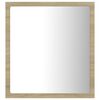 vidaXL LED vannitoa peeglikapp, Sonoma tamm, 40 x 8,5 x 37 cm, akrüül