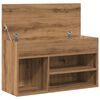 vidaXL Kingapink Artisan Oak 80x30x45 cm Engineered Wood