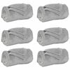 vidaXL Viskab tekid 6 tk Hall 150 x 200 cm 4.68 kg Fliis