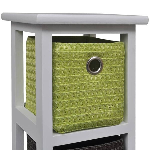 vidaXL hoiuriiul mitmevärviliste korvidega, Paulownia puit