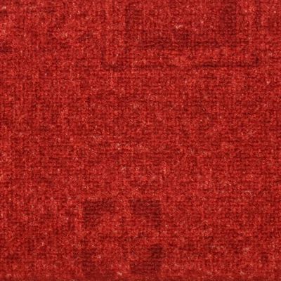 vidaXL isekleepuv trepivaip 15 tk, punane, 65x21x4 cm