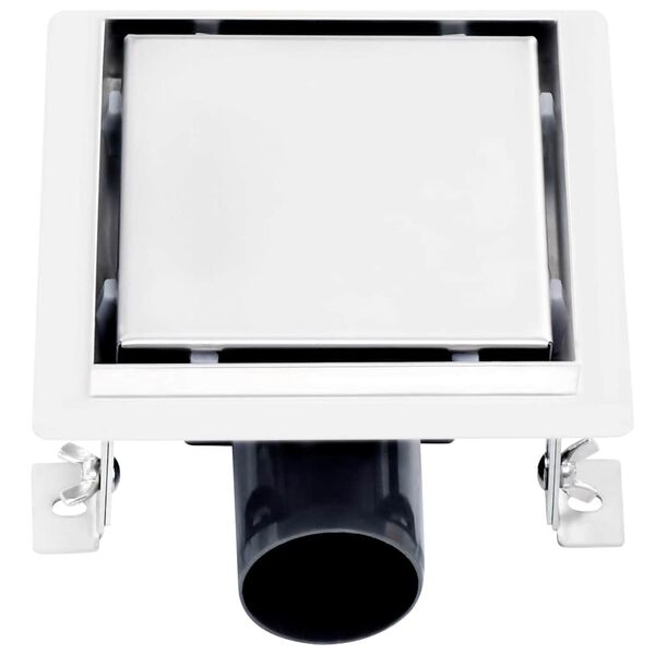 vidaXL du&scaron;i &auml;ravoolus&uuml;steem, kaks &uuml;hes kate, 15x15 cm roostevaba teras