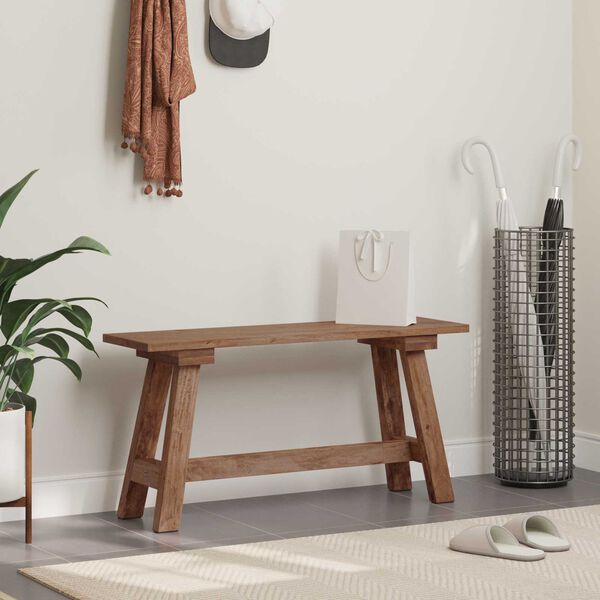 vidaXL pink Neutraalne 92 x 23,5 x 45,5 cm Mahagonipuit