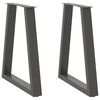 vidaXL s&ouml;&ouml;gilaua jalad V-kujulised 2 tk, antratsiithall, 50x(72-73,3) cm, teras