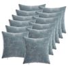 vidaXL Diivanipadi 12 tk HEERLEN Helesinine 40 x 40 cm &Scaron;en&uuml;&uuml;lfabric