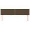 vidaXL voodipeatsid, tumepruun, 180x5x78/88 cm, kangas