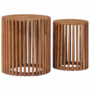 vidaXL Abilaudade komplekt ladustamisega uksega Pruun 40 x 40 x 45 cm