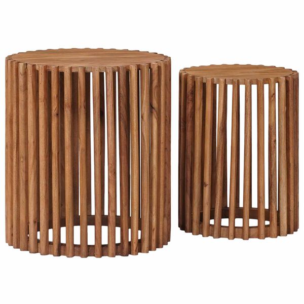 vidaXL Abilaudade komplekt ladustamisega uksega Pruun 40 x 40 x 45 cm