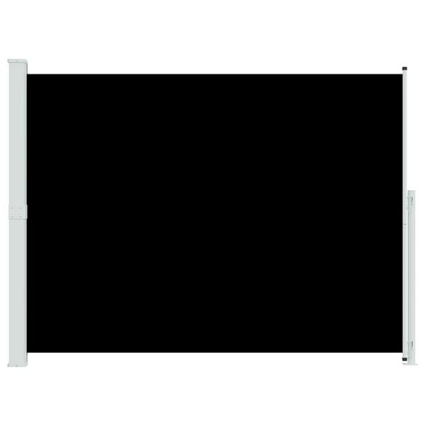 vidaXL lahtit&otilde;mmatav terrassi k&uuml;lgsein, 220 x 300 cm, must