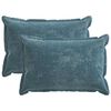 vidaXL Diivanipadi 2 pcs HOUTEN Sinine 50 x 70 cm &Scaron;en&uuml;&uuml;lfabric