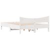 vidaXL voodiraam ilma madratsita, valge, 160 x 200 cm, männipuit