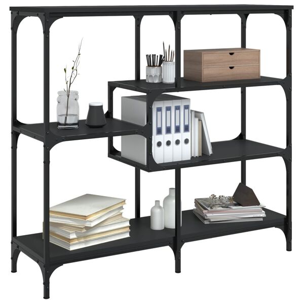 vidaXL konsoollaud, must, 103x32x95 cm, tehispuit