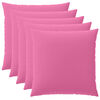 vidaXL Diivanipadi 6 pcs HEERLEN Roosa 65 x 65 cm Pol&uuml;ester