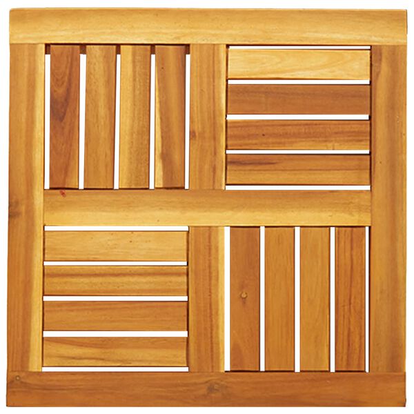 vidaXL lauaplaat, 50x50x2 cm, kandiline, akaatsiapuit